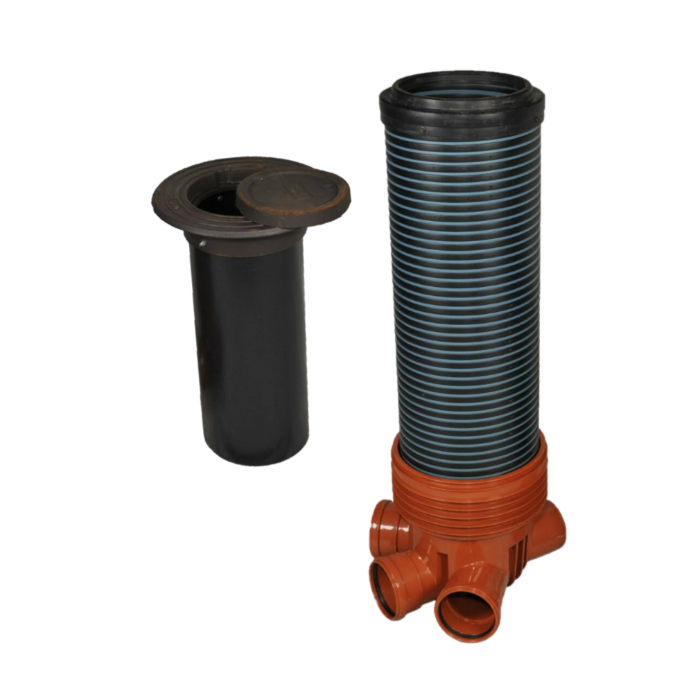 Viemärintarkastuskaivo 400/315-110 mm valurautakannella, teleskooppi (VTK1) - Kuva 5