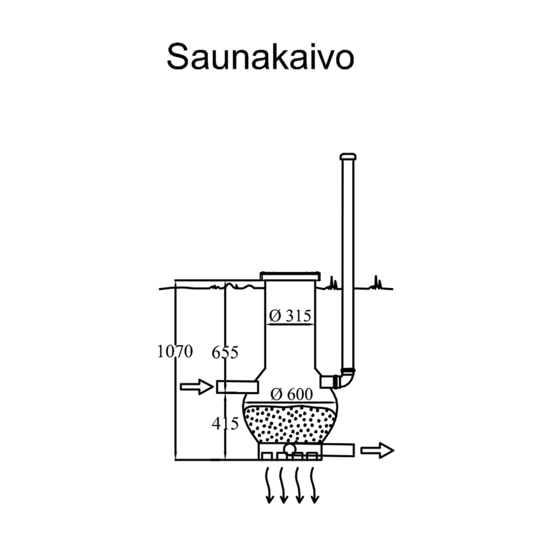 Grått vattenfilter IISI SAUNAKAIVO - Bild 4