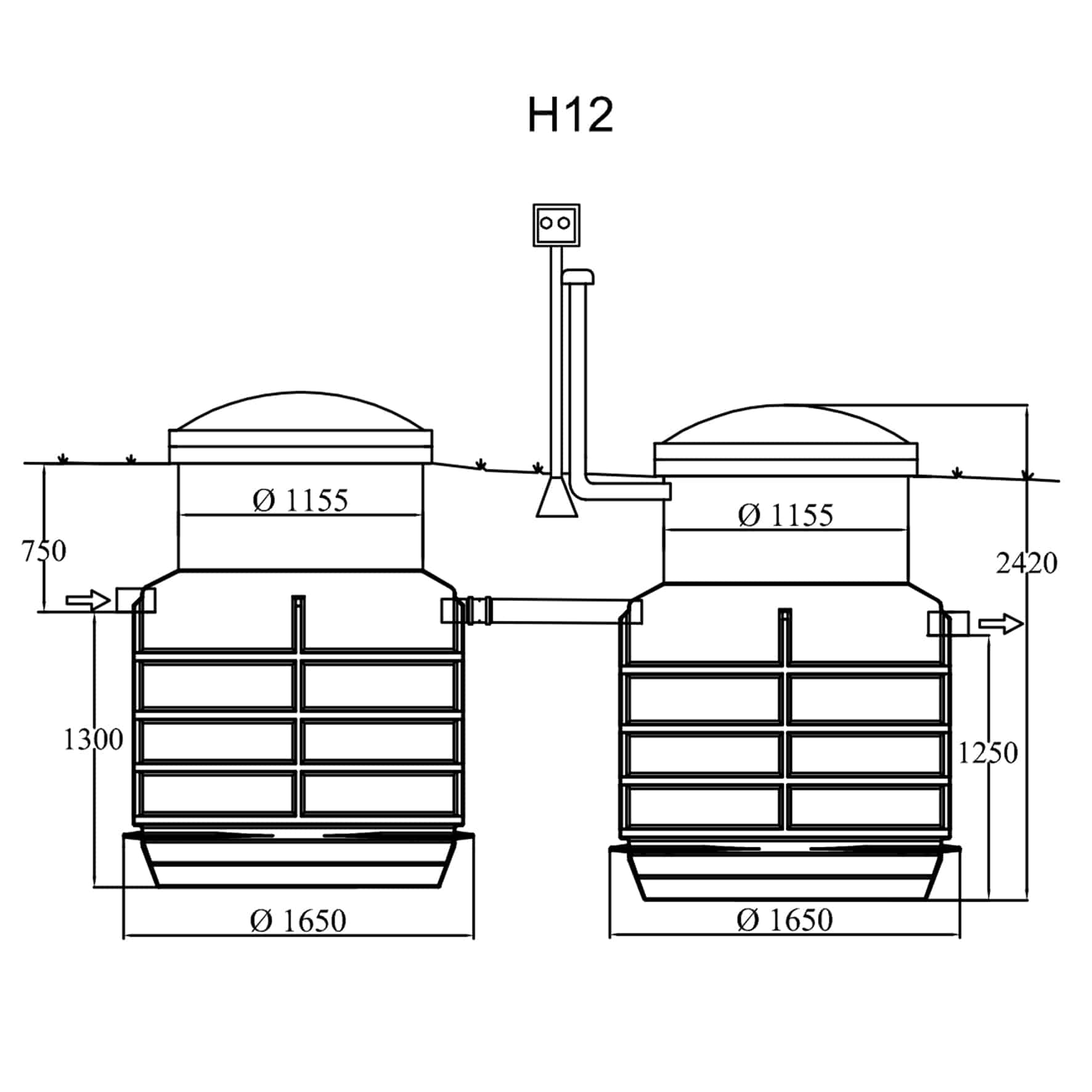 Harmaavesipuhdistamo IISI H12 - Kuva 3