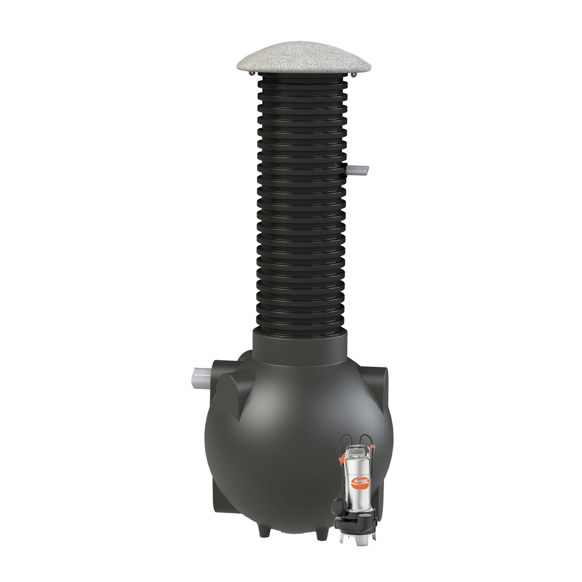 3626383 IISI Pump well 350L For wastewater without check valve, 40mm