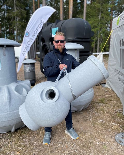 Grått vattenfilter IISI SAUNAKAIVO - Bild 2