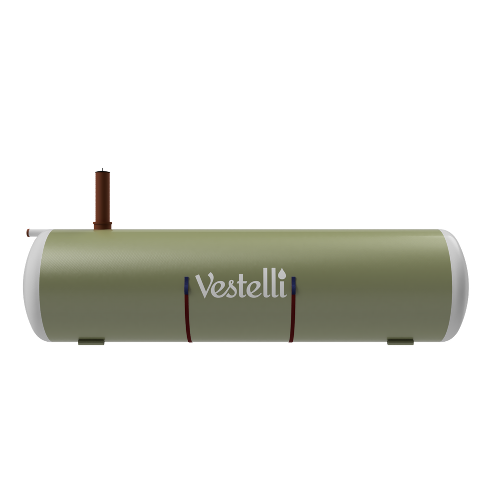 Vestelli Umpisäiliö 8-10-12 m³ lasikuitua – kestävä jätevesiratkaisu mökille ja omakotitaloon
